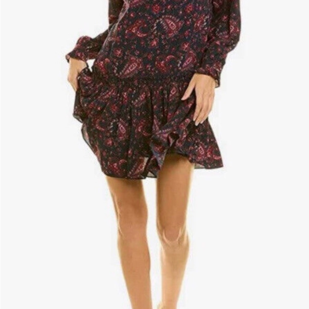 La Vie Rebecca Taylor Elegant Paisley Dress new NWT xs